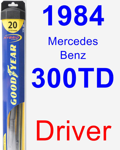 Driver Wiper Blade for 1984 Mercedes-Benz 300TD - Hybrid