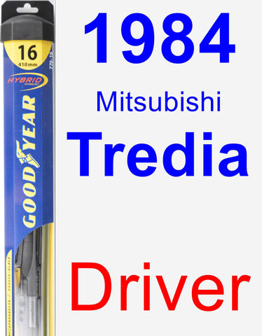 Driver Wiper Blade for 1984 Mitsubishi Tredia - Hybrid