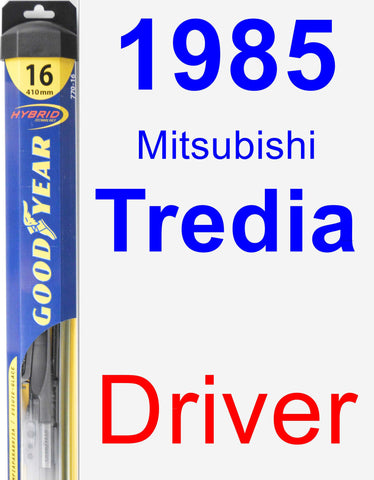 Driver Wiper Blade for 1985 Mitsubishi Tredia - Hybrid