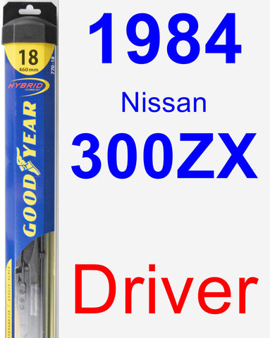 Driver Wiper Blade for 1984 Nissan 300ZX - Hybrid