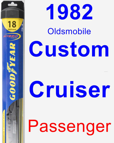 Passenger Wiper Blade for 1982 Oldsmobile Custom Cruiser - Hybrid