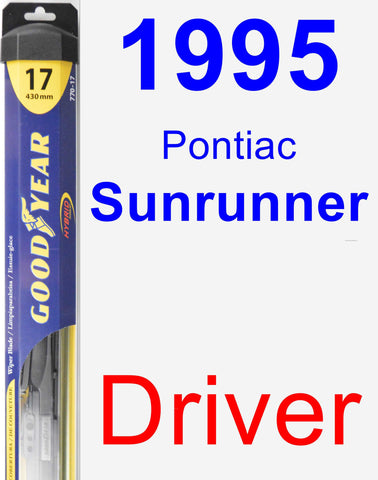 Driver Wiper Blade for 1995 Pontiac Sunrunner - Hybrid