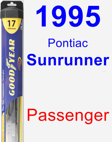 Passenger Wiper Blade for 1995 Pontiac Sunrunner - Hybrid