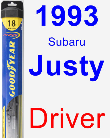 Driver Wiper Blade for 1993 Subaru Justy - Hybrid