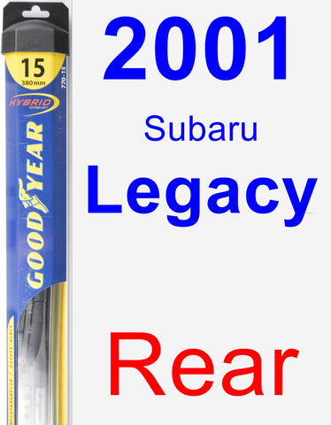 Rear Wiper Blade for 2001 Subaru Legacy - Hybrid
