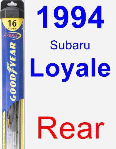 Rear Wiper Blade for 1994 Subaru Loyale - Hybrid