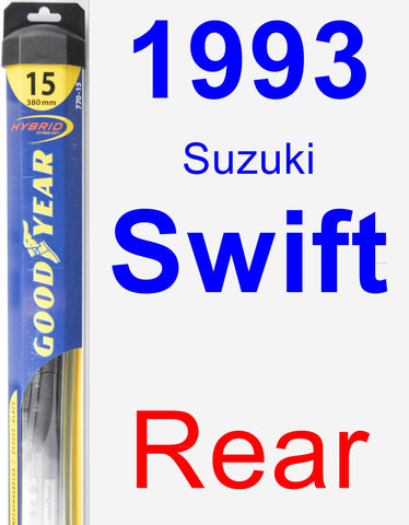 Rear Wiper Blade for 1993 Suzuki Swift - Hybrid