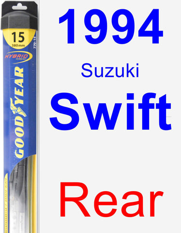 Rear Wiper Blade for 1994 Suzuki Swift - Hybrid