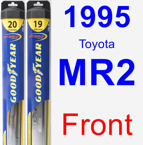 Front Wiper Blade Pack for 1995 Toyota MR2 - Hybrid