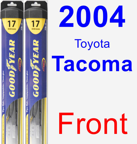 Front Wiper Blade Pack for 2004 Toyota Tacoma - Hybrid