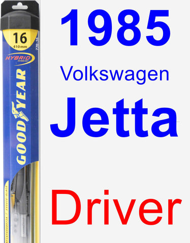 Driver Wiper Blade for 1985 Volkswagen Jetta - Hybrid
