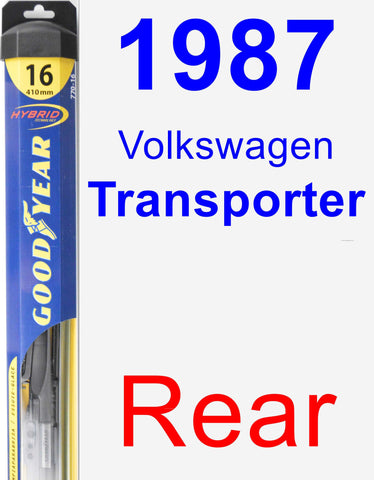 Rear Wiper Blade for 1987 Volkswagen Transporter - Hybrid