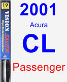 Passenger Wiper Blade for 2001 Acura CL - Vision Saver