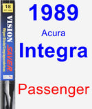 Passenger Wiper Blade for 1989 Acura Integra - Vision Saver