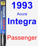 Passenger Wiper Blade for 1993 Acura Integra - Vision Saver