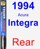 Rear Wiper Blade for 1994 Acura Integra - Vision Saver