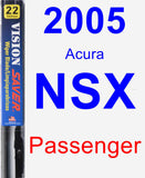 Passenger Wiper Blade for 2005 Acura NSX - Vision Saver