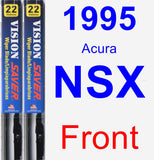 Front Wiper Blade Pack for 1995 Acura NSX - Vision Saver