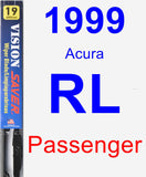 Passenger Wiper Blade for 1999 Acura RL - Vision Saver