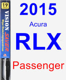 Passenger Wiper Blade for 2015 Acura RLX - Vision Saver