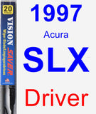 Driver Wiper Blade for 1997 Acura SLX - Vision Saver