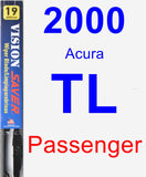 Passenger Wiper Blade for 2000 Acura TL - Vision Saver