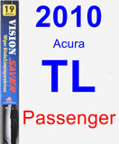 Passenger Wiper Blade for 2010 Acura TL - Vision Saver
