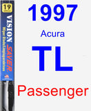 Passenger Wiper Blade for 1997 Acura TL - Vision Saver