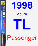 Passenger Wiper Blade for 1998 Acura TL - Vision Saver