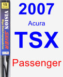 Passenger Wiper Blade for 2007 Acura TSX - Vision Saver