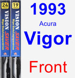 Front Wiper Blade Pack for 1993 Acura Vigor - Vision Saver