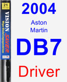Driver Wiper Blade for 2004 Aston Martin DB7 - Vision Saver