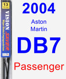 Passenger Wiper Blade for 2004 Aston Martin DB7 - Vision Saver