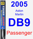 Passenger Wiper Blade for 2005 Aston Martin DB9 - Vision Saver