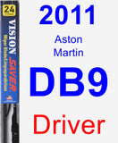 Driver Wiper Blade for 2011 Aston Martin DB9 - Vision Saver