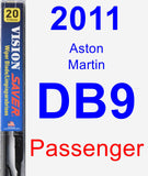 Passenger Wiper Blade for 2011 Aston Martin DB9 - Vision Saver