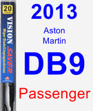 Passenger Wiper Blade for 2013 Aston Martin DB9 - Vision Saver