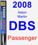 Passenger Wiper Blade for 2008 Aston Martin DBS - Vision Saver