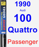 Passenger Wiper Blade for 1990 Audi 100 Quattro - Vision Saver