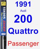 Passenger Wiper Blade for 1991 Audi 200 Quattro - Vision Saver