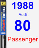 Passenger Wiper Blade for 1988 Audi 80 - Vision Saver