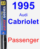 Passenger Wiper Blade for 1995 Audi Cabriolet - Vision Saver