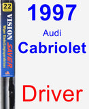 Driver Wiper Blade for 1997 Audi Cabriolet - Vision Saver