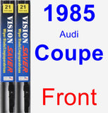 Front Wiper Blade Pack for 1985 Audi Coupe - Vision Saver