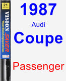Passenger Wiper Blade for 1987 Audi Coupe - Vision Saver