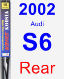 Rear Wiper Blade for 2002 Audi S6 - Vision Saver