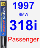 Passenger Wiper Blade for 1997 BMW 318i - Vision Saver