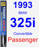 Passenger Wiper Blade for 1993 BMW 325i - Vision Saver