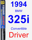 Driver Wiper Blade for 1994 BMW 325i - Vision Saver