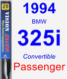 Passenger Wiper Blade for 1994 BMW 325i - Vision Saver